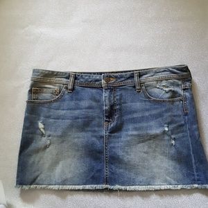 Victoria's secret denim mini skirt size 14